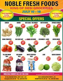 Noble Fresh Foods flyer week 28 Page 1