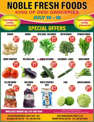 Noble Fresh Foods flyer (valid until 16-07)