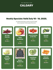 H&W Produce flyer week 28 Page 1