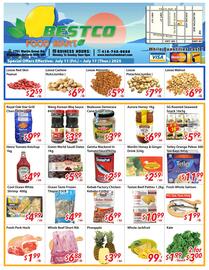 Bestco Food Mart flyer week 28 Page 1