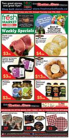 Fresh Market Foods flyer week 28 Page 1