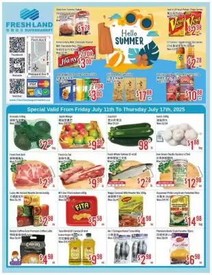 FreshLand Supermarket flyer (valid until 17-07)
