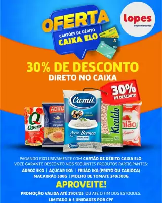 Catálogo Lopes Supermercados (válido até 31-07)