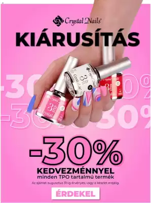 Crystal Nails akciós újság