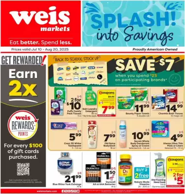 Weis Markets Weekly Ad (valid until 20-08)