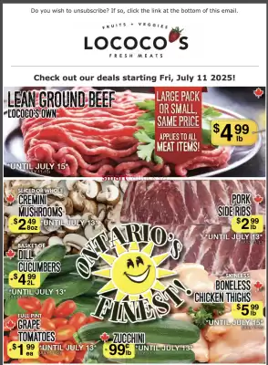 Lococo's flyer (valid until 17-07)