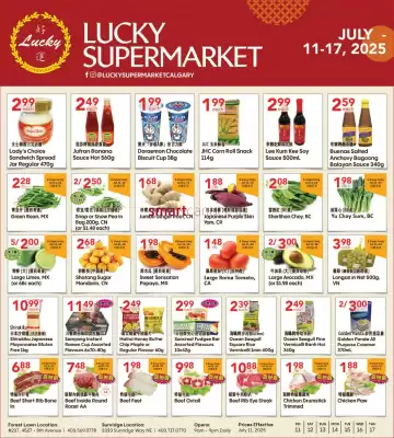 Lucky Supermarket flyer (valid until 17-07)