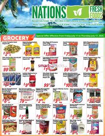 Nations Fresh Foods flyer week 28 Page 1