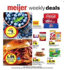 Meijer Weekly Ad week 29 Page 1