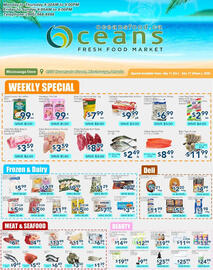 Oceans Fresh Food Market flyer week 28 Page 1