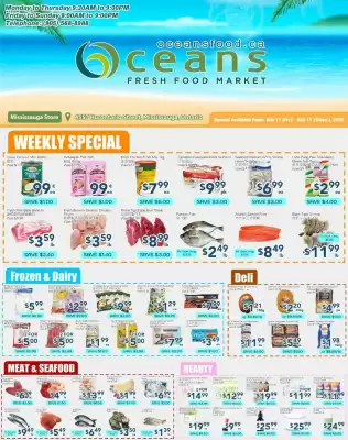 Oceans Fresh Food Market flyer (valid until 18-07)