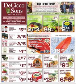DeCicco & Sons Weekly Ad week 28 Page 1