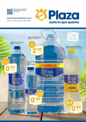 Folleto Supermercados Plaza (válido hasta el 30-07)