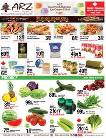 Arz Fine Foods flyer week 28 Page 1