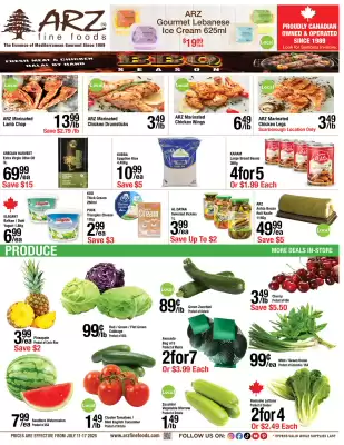 Arz Fine Foods flyer (valid until 17-07)