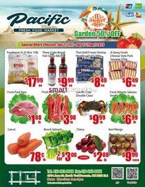 New Pacific Supermarket flyer week 28 Page 1
