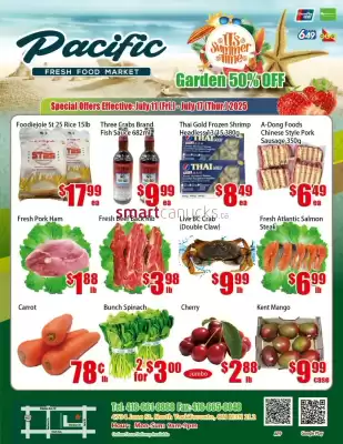 New Pacific Supermarket flyer (valid until 17-07)