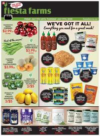 Fiesta Farms flyer week 28 Page 1