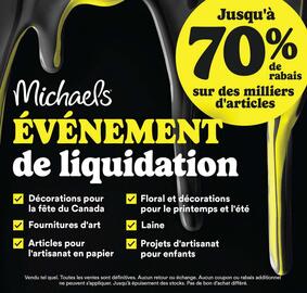 Michaels flyer week 28 Page 1