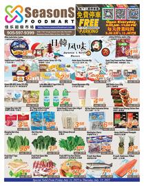 Seasons Foodmart flyer week 28 Page 1