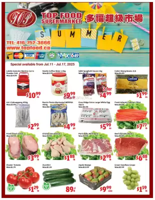 Top Food Supermarket flyer (valid until 17-07)