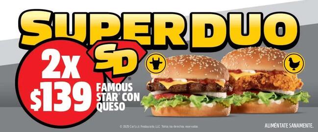 Catálogo Carl's Jr Página 1