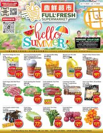Full Fresh Supermarket flyer week 28 Page 1
