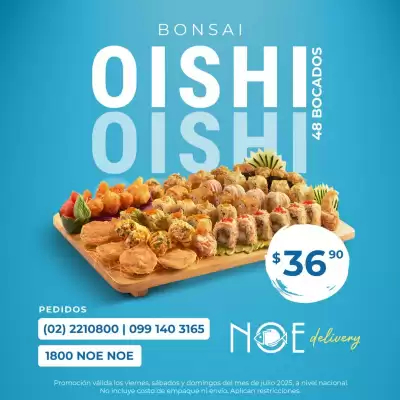 Catálogo Noe Sushi Bar (válido hasta 31-07)