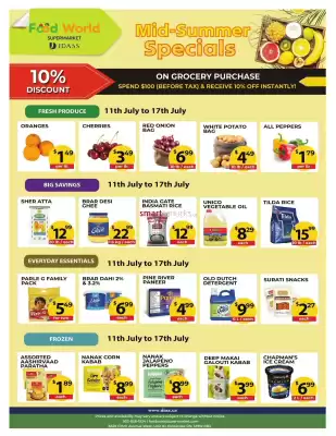 Food World Supermarket flyer (valid until 16-07)