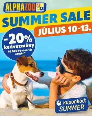 Alpha Zoo akciós újság (érvényes eddig: 18-07)