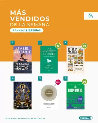 Catálogo Antártica Libros (válido hasta 20-07)