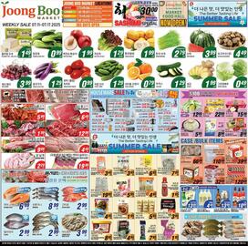 Joong Boo Market Weekly Ad week 28 Page 1