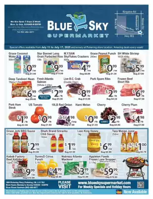 Blue Sky Supermarket flyer (valid until 17-07)