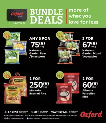 Oxford Freshmarket catalogue (valid until 15-07)