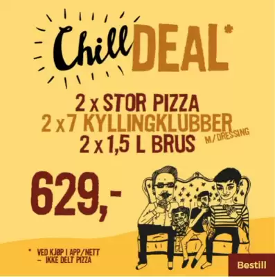 Pizzabakeren Kundeavis (gyldig til 18-07)