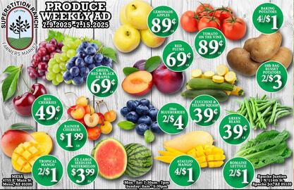 Superstition Ranch Farmers Market Weekly Ad week 28 Page 1