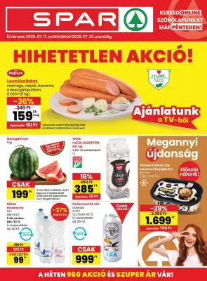 Spar akciós újság