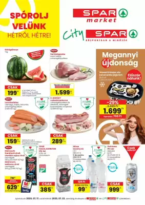 Spar akciós újság (érvényes eddig: 23-07)