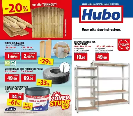 Hubo folder (geldig t/m 27-07)