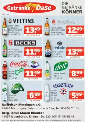 Getränke Oase Prospekt (gültig bis 19-07)