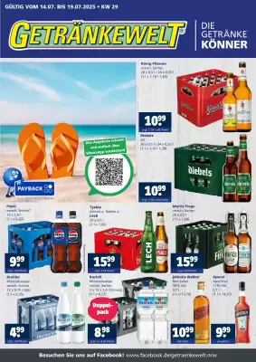 Getränkewelt Prospekt (gültig bis 19-07)