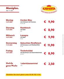 Karnerta Flugblatt woche 29 Seite 1