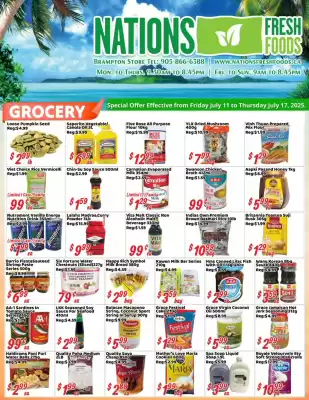 Oceans Fresh Food Market flyer (valid until 17-07)