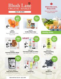 Blush Lane Organics flyer week 29 Page 1