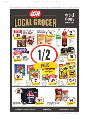 IGA catalogue (valid until 22-07)