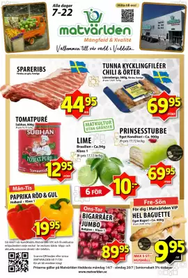 Matvärlden Tensta reklamblad