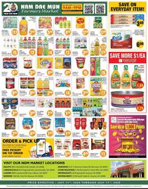 Nam Dae Mun Farmers Market Weekly Ad week 28 Page 3