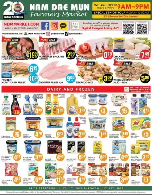 Nam Dae Mun Farmers Market Weekly Ad (valid until 17-07)