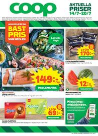 Coop reklamblad vecka 29 Sida 1