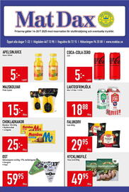 Matdax reklamblad vecka 29 Sida 1